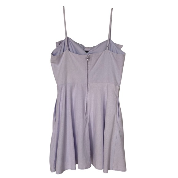 Altar'd State Lilac Purple Arlet Bow Dress - M - Romantic - Picture 5 of 11
